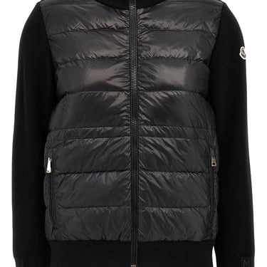 Moncler Women Two-Material Cardigan