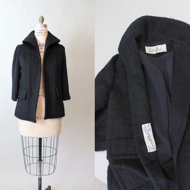 1960s LILLI ANN mohair coat jacket small medium | new fall 
