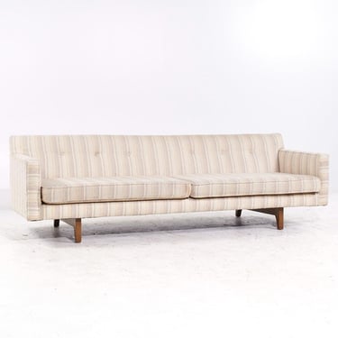 Edward Wormley for Dunbar Mid Century Bracket Back Sofa - mcm 