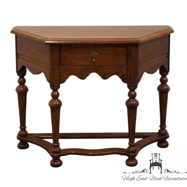 ETHAN ALLEN Royal Charter Collection Solid Oak 36" Accent Entryway Console Table 16-9000 