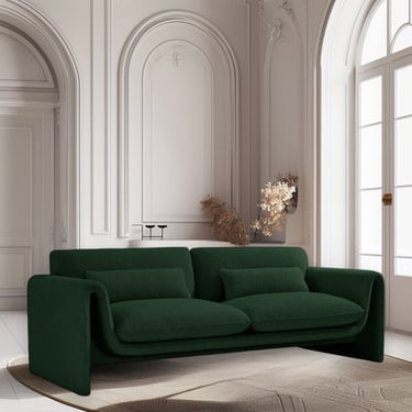 Marcos Sofa in Nubby Green