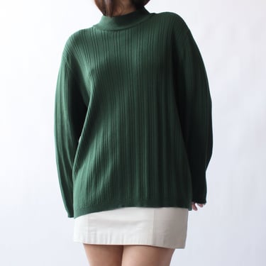 90s Cozy True Green Sweater