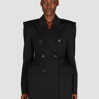 Balenciaga Women Hourglass Wool Blazer