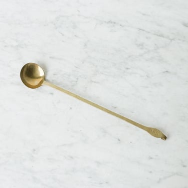 Long Brass Handle Spoon