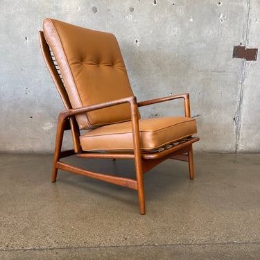 Mid Century Danish Recliner Chair