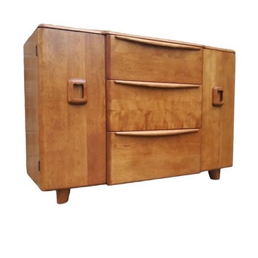 Free Shipping Within Continental US -? Vintage Mid Century Modern Heywood Wakefield Buffet Or Credenza Cabinet Storage m 