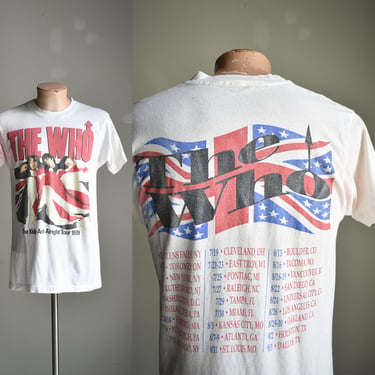 Vintage The Who The Kids are Alright Tour Tee 1989 / Vintage Double Sided The Who Tee / Vintage The Who The Kids are Alright 25 Anniversary 