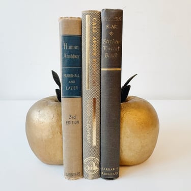 Apple Bookend Pair