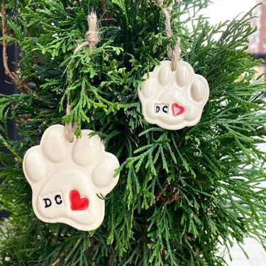 Pet Paw Ornaments