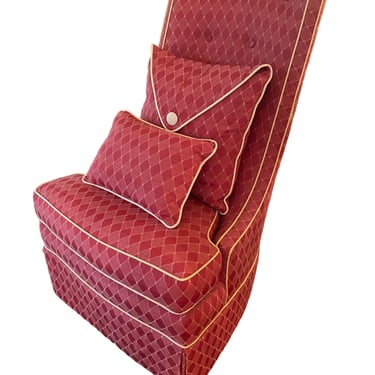 Rose Red Upholstered Accent Chair TM193-14