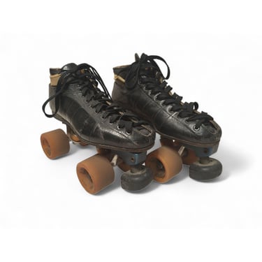 1980s Vintage Riedell 595 Speed Skates, Red Wing MN, Top Grain Leather, Roller Skates, Derby, Rollerskating, Men 5.5 Women 7, Vintage Sports 