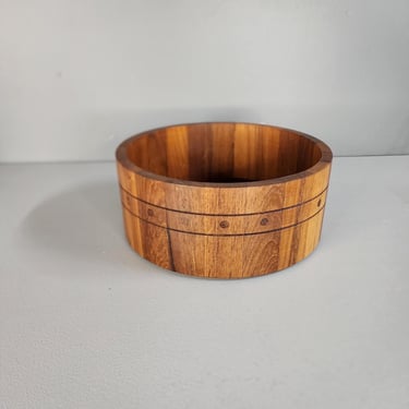 MCM Siamese Teak Bowl Ernest Sohn 