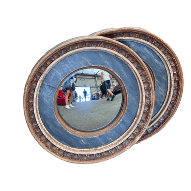 19th c French Convex Mirror, Pair (coming soon)