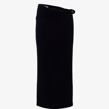 Versace Women Viscose Skirt With Torchon