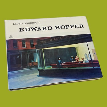 Vintage Edward Hopper Book Retro 1960s Mid Century Modern + Text by Lloyd Goodrich + 246 Illustrations + Hardback + Coffee Table Art Book 