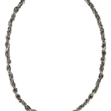 Emanuele Bicocchi Unisex 925 Silver Treccia Necklace