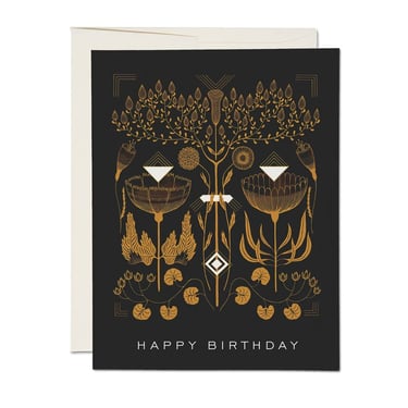 Art Deco Birthday Card