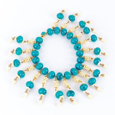 Turquoise Bead Collar Necklace