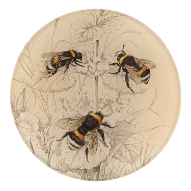 Common Bumble Bees 5 1/4" Round