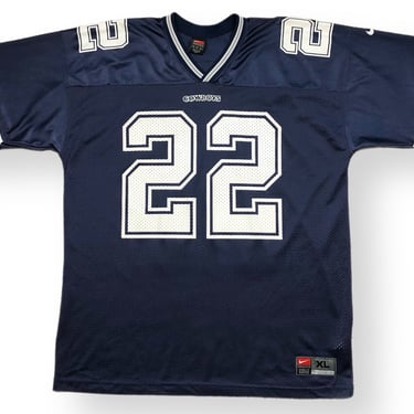 Vintage 90s Nike Team Dallas Cowboys Football Emmitt Smith #22 Home Jersey Size XL 