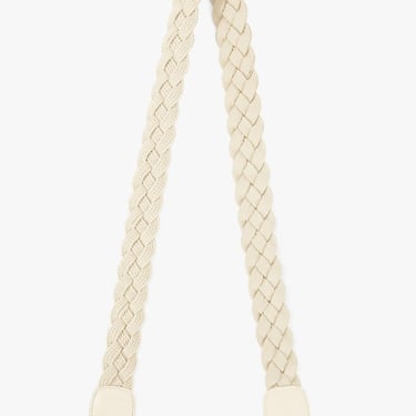 Crossbody Strap - Cream Braided Rope