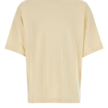 Burberry Man Cream Terry Fabric T-Shirt