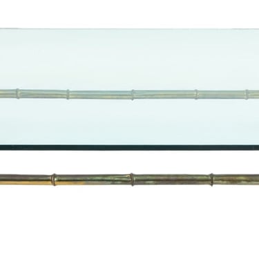 Maison Bagues Style Bamboo Motif Coffee Table