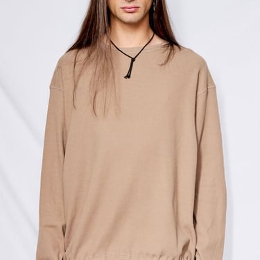 Sand Thermal Knit Long Sleeve Tee