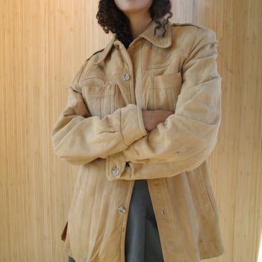 Suede Safari Jacket
