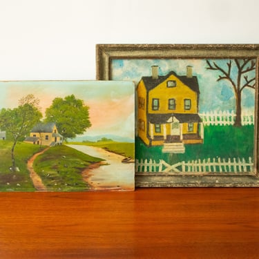 Primitive American House Paintings