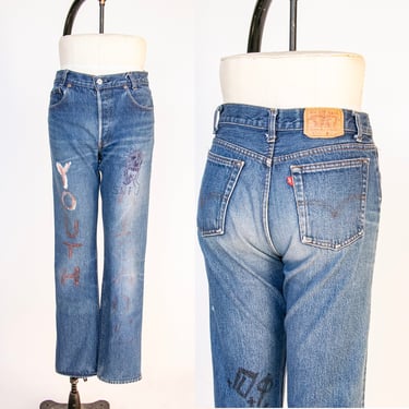 1990s Levi's Jeans Denim Cotton Dark Wash 29" x 33" 