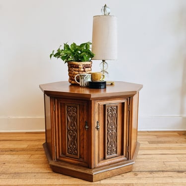 Mid Century Spanish Style Side Table