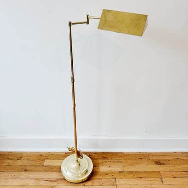 Articulating Brass Floor Lamp