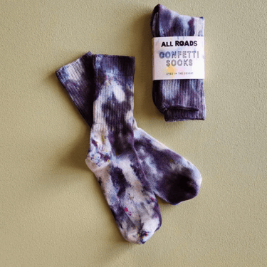 All Roads Confetti Socks - Desert Midnight