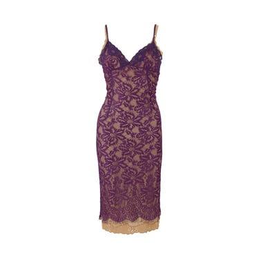 Dolce &amp; Gabbana Purple Lace Dress