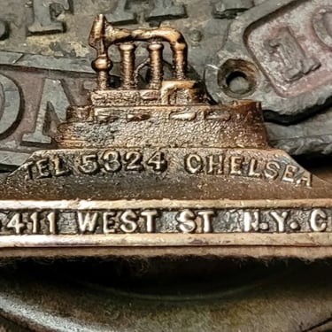 Antique Stephen Ransom Marine Repair Westside Manhattan NYC New York City c1922 