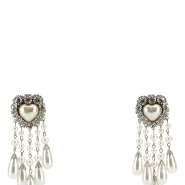 Alessandra Rich Women Embellished Metal Earrings