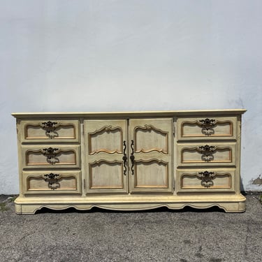 Antique Dresser Chest Media Console Vintage Regency Hollywood Bedroom Furniture French Provincial Glam Cabinet Buffet CUSTOM PAINT AVAIL 