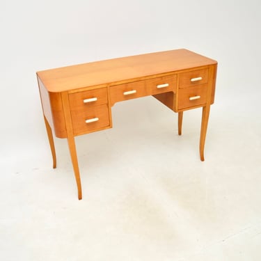 Swedish Art Deco Desk in Satin Birch