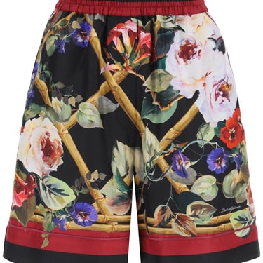 Dolce &amp; Gabbana Rose Garden Pajama Shorts Women