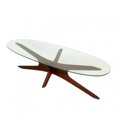 Adrian Pearsall Walnut "Jacks" Coffee Table