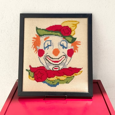 Clown Needlepoint Artwork