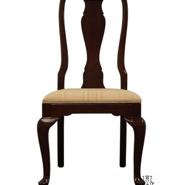 ETHAN ALLEN Georgian Court Solid Cherry Traditional Style Splat Back Dining Side Chair 11-6211 