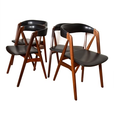 Set of 4 Kai Kristiansen Dining Chairs