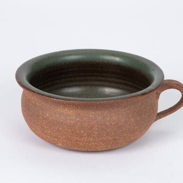 Studio Pottery Stoneware Bowl with Handle 