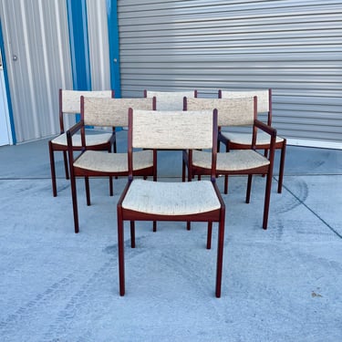 1960s Danish Modern Teak Dining Chairs - Set of 6 