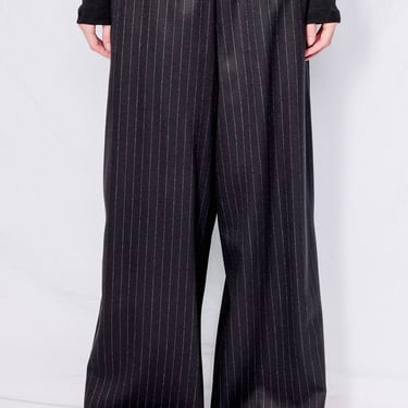 Navy Stripe Suiting Standard Pant