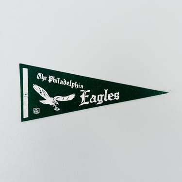 Vintage Philadelphia Eagles Small 12 Inch NFL Pennant 