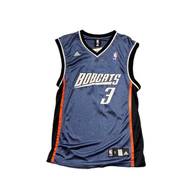 (S) Blue/Orange Bobcats Wallace #3 Basketball Jersey 071922 RK