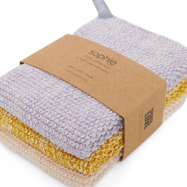 Sophie Home Ltd | Cotton Dishcloths - Lilac Space Dye